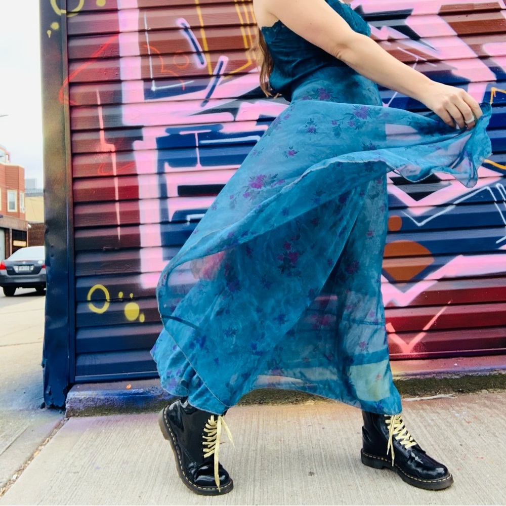 Anthro x ANTICA SARTORIA Italy Paisley Skirt Positano Wrap Flowy Maxi Fire & Ice